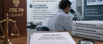 Повторная и дополнительная экспертиза по ст. 87 ГПК РФ: основания и обоснование Несогласие с выводами — не основание. Разбираем, что действительно работает в ходатайстве о повторной экспертизе.
